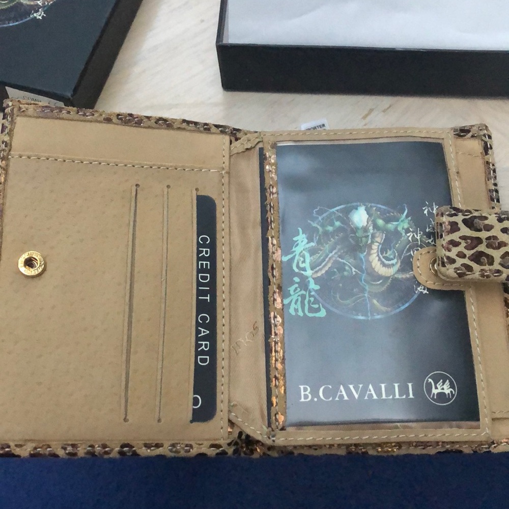 NWT B. Cavalli Small Wallet - Picture 5 of 7